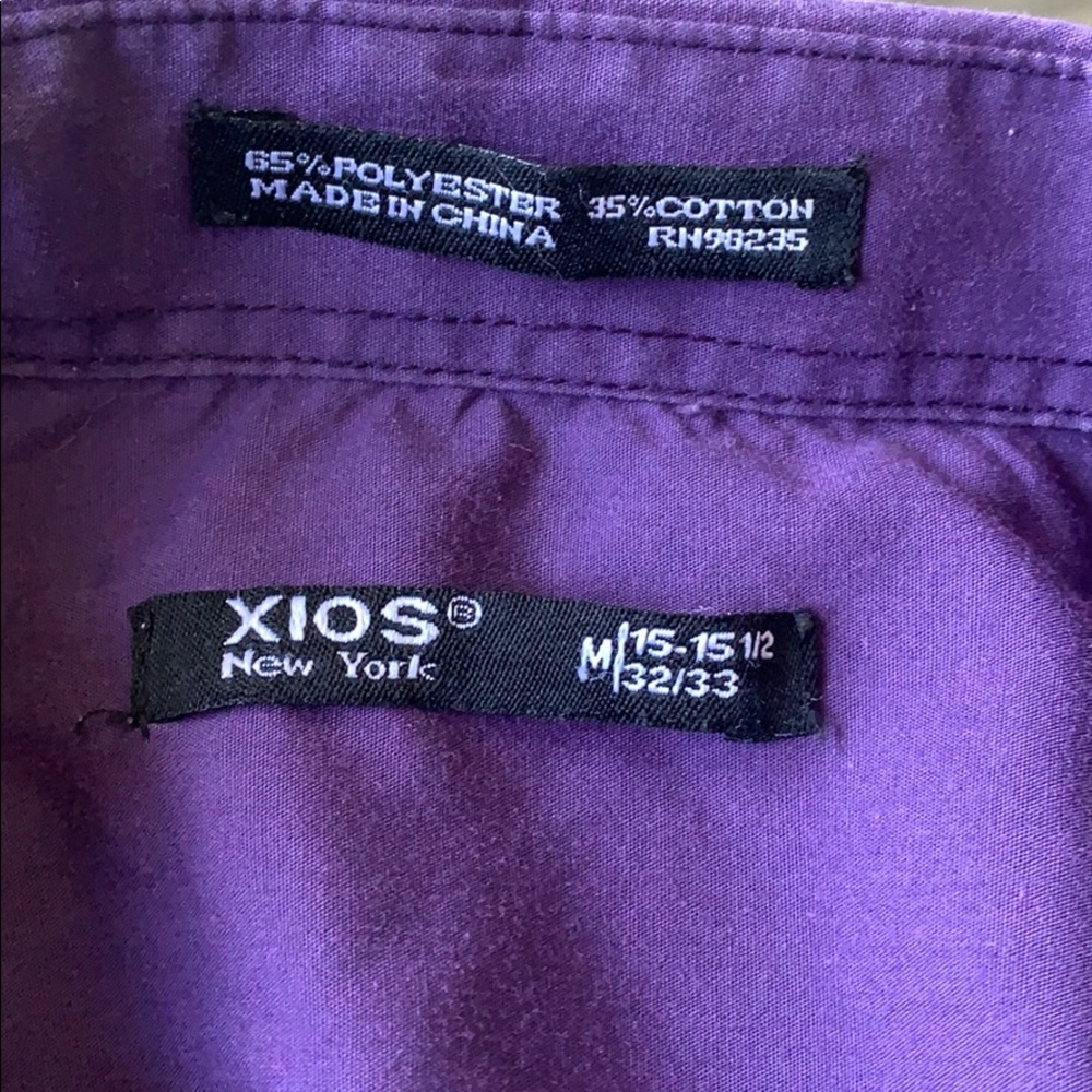 Xios purple button down - Picture 4 of 4